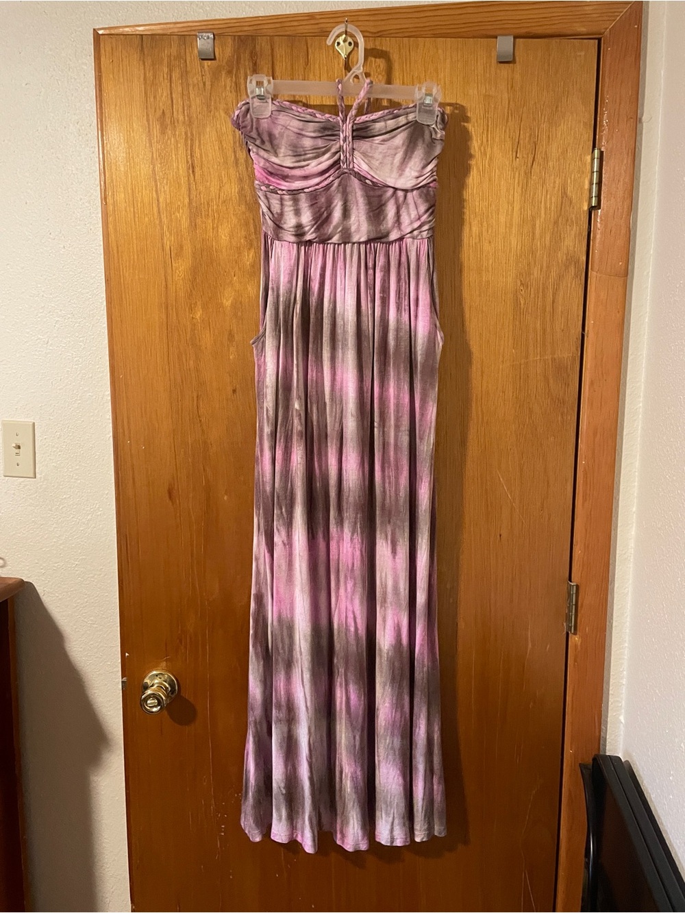 Gabriella Rocha Tye Dye Halter Maxi Dress small